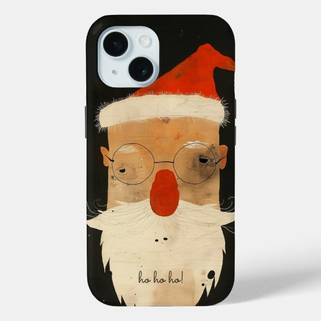 Shabby Santa Case-Mate iPhone Hülle (Rückseite)
