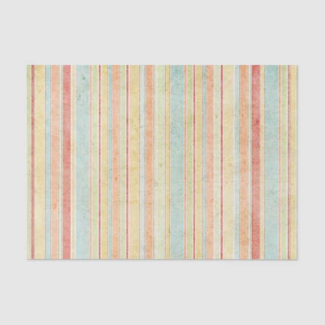 Shabby Stripes Muster Seidenpapier (Vorderseite)