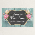 Shabby Vintage Rose Rustikales Landhaus Banner<br><div class="desc">Elegant rustikal mit schönen Vintagen Rose Akzente! Warmes, heruntergekommenes Land. Burlap, chippiges lackiertes Holz, staubige Kreide und feminine Schriftzüge machen diese Kollektion zu einer stilvollen Boutique-Atmosphäre! Vielseitig für eine Vielzahl von kleinen Unternehmen. ・ Anpassen! Klicken Sie auf die Schaltfläche "Anpassen", um die Schriftart, die Größe und das Layout nach Bedarf...</div>