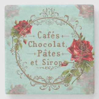 Shabby Vintage Rose - Untersetzer