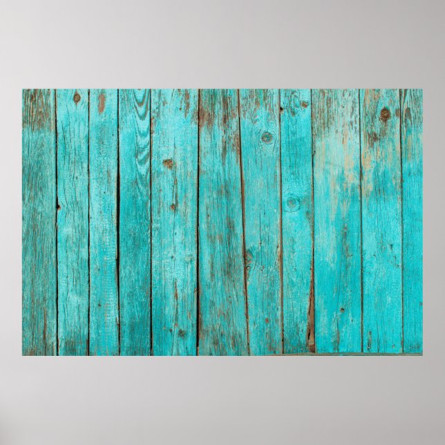 Shabby Wood Backgroundwood, beach, background, blu Poster (Vorne)