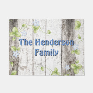 Shabby Wood Look Custom Door Mat Fußmatte