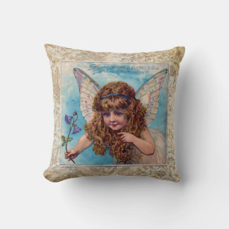Shabbychic Vintag Art Blume Fee Kinderpolster Kissen