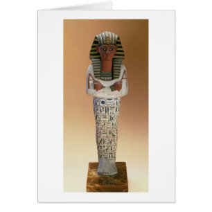 Shabti-Figur Ramesses IV, New Kingdom (stuccoe