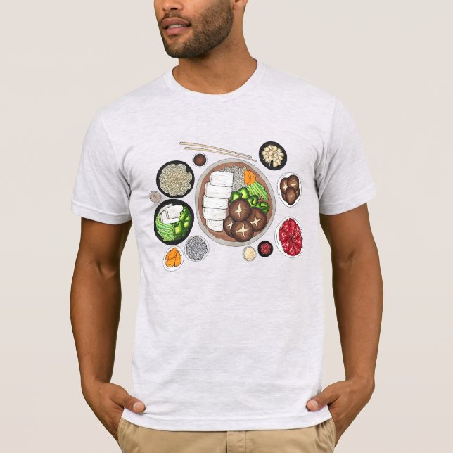 Shabu-Shabu Japan Japanische Küche Hotspot T-Shirt (Vorderseite)
