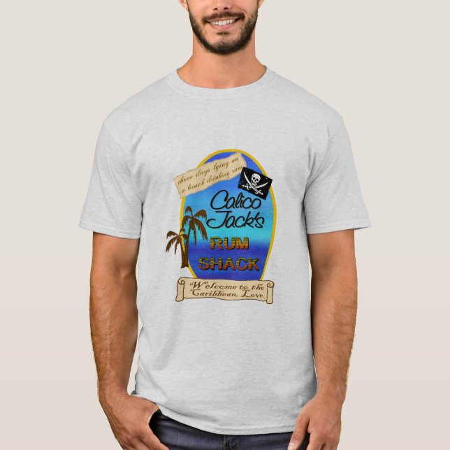 Shack des Kaliko-Jacks der Rum T-Shirt (Vorderseite)