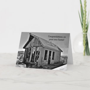 Shack lustige neue Zuhause Glückwünsche Karte