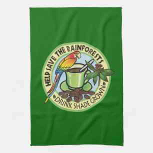 Shade Grown-Kaffee Handtuch