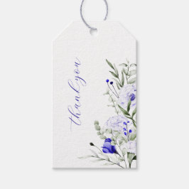 Shade of Royal Blue Ivory Blumenhochzeit Vielen Da Geschenkanhänger