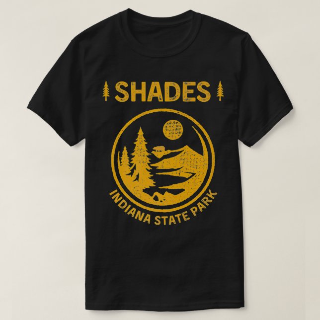 Shades Indiana Staat Park Premium  T-Shirt (Design vorne)