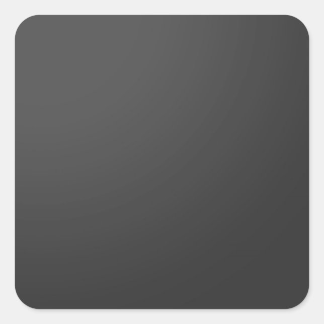 Shades of BLACK Quadratischer Aufkleber (Vorderseite)
