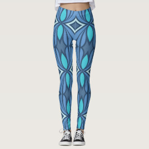 Shades of Blue Fitness Leggings
