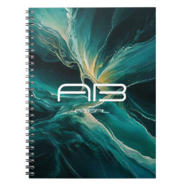 Shades of Blue: Ocean Dreams Personalizable Notizblock