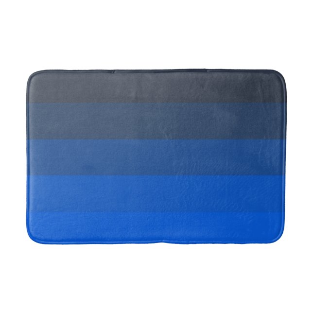 Shades of Blues Badematte (Vorderseite)