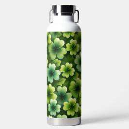 SHADES OF GREEN IRISH CELTIC SHAMROCKS TRINKFLASCHE