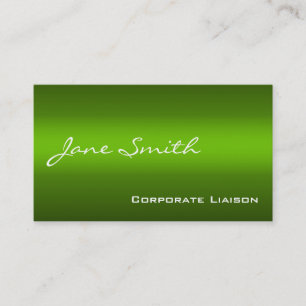 Shades of Green Modern Beruflich Business Cards Visitenkarte