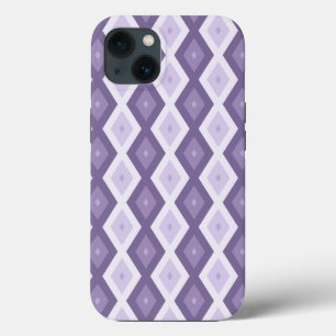 Shades of lavender diamond pattern Case-Mate iPhon Case-Mate iPhone Hülle