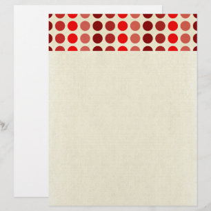 Shades of Red Polka Dots von Shirley Taylor