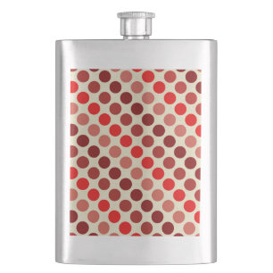 Shades of Red Polka Dots von Shirley Taylor Flachmann