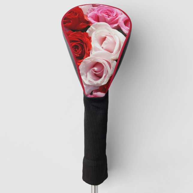 Shades of Rote Rosen Golf Head Cover Golf Headcover (Vorderseite)