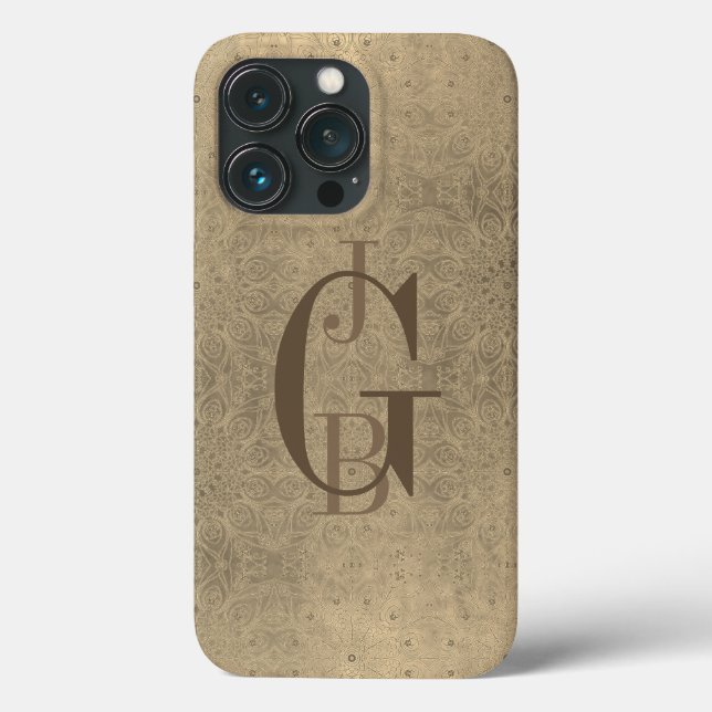 Shades of Taupe und Gold Ombre Incipio iPhone Fall Case-Mate iPhone Hülle (Rückseite)