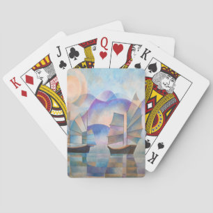 Shades of Tranquility Oriental Junks Spielkarten