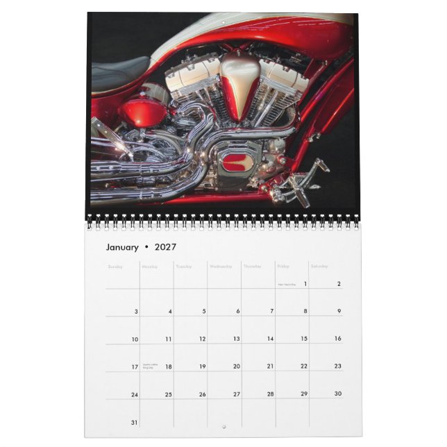Shadley Show Case 2014 Kalender (Jan 2027)