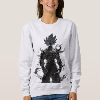 Shadow Anime Warrior Sweatshirt - einfarbiger Powe