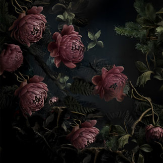 Shadow Bloom Seidenpapier