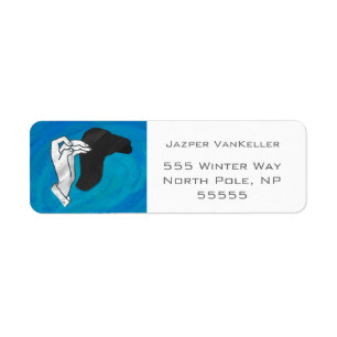 Shadow Camel On Blue