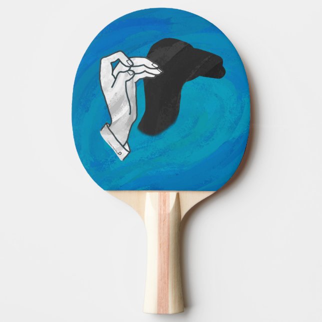 Shadow Camel On Blue Tischtennis Schläger (Vorderseite)