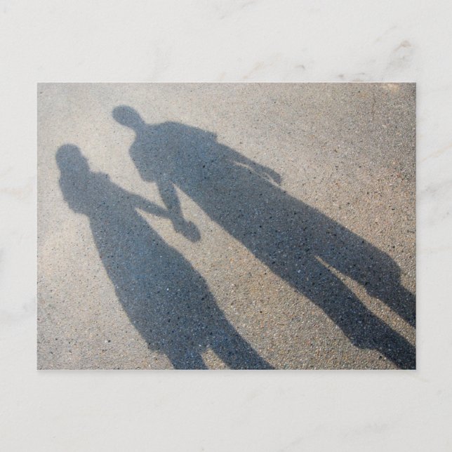 Shadow Couple Postcard Postkarte (Vorderseite)