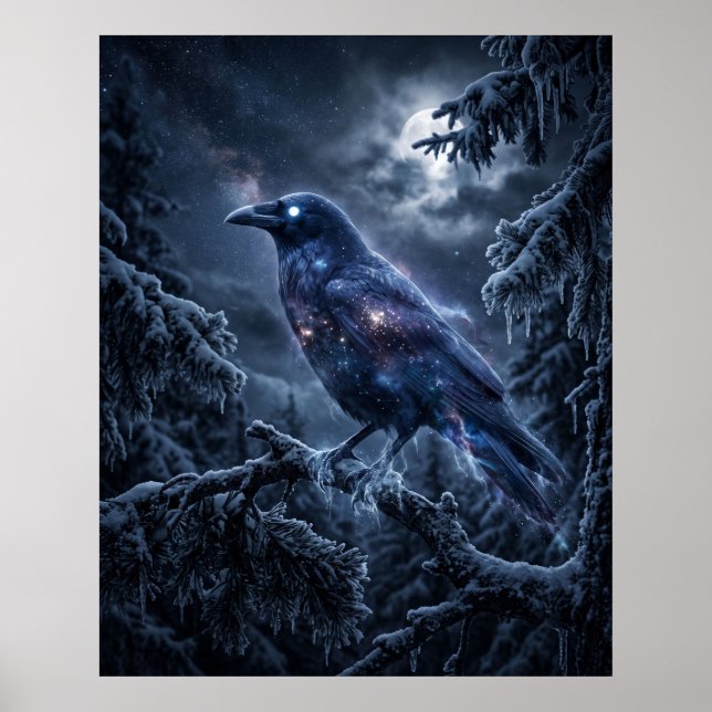 Shadow Crow Midnight Frost Leinwand Poster (Vorne)