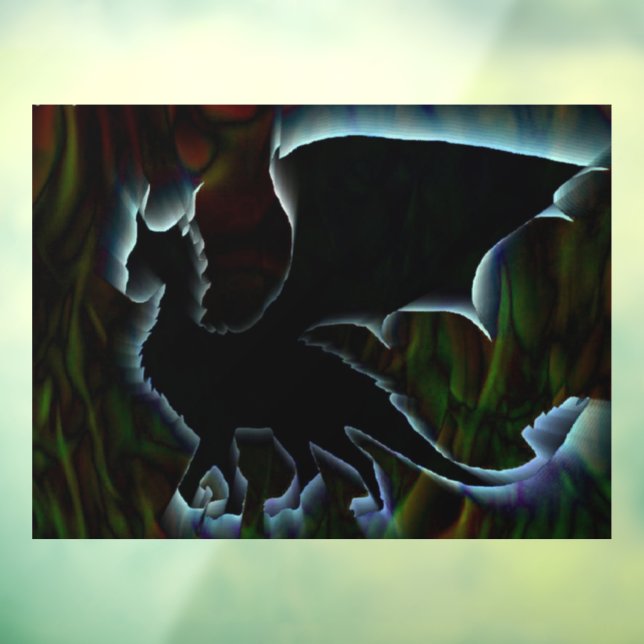 Shadow Dragon Fensteraufkleber (Blatt 3)