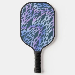 Shadow Fish Shark Whale in Gradientengalaxie Pickleball Schläger