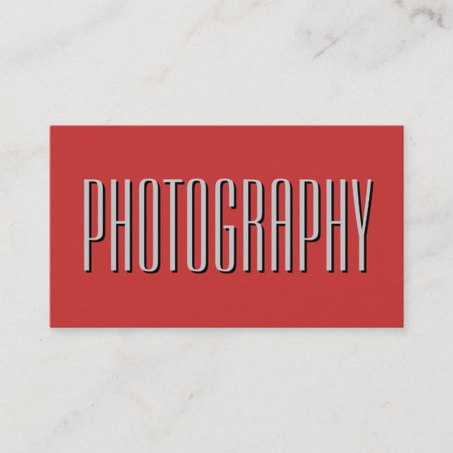 Shadow Letter Carte de visite artiste photographe  (Devant)