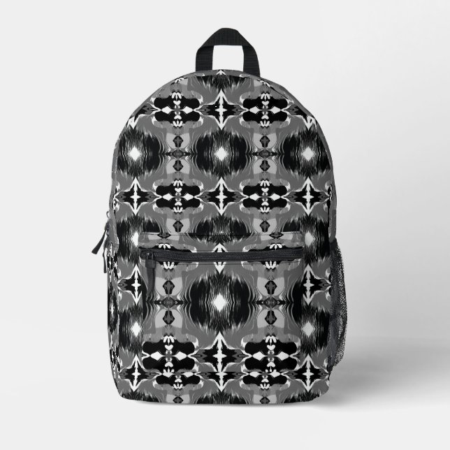 Shadow Mirror Pattern  Bedruckter Rucksack (Vorderseite)