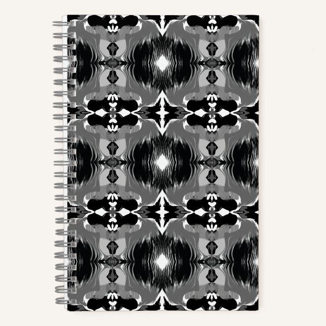 Shadow Mirror Pattern  Notizbuch (Vorderseite)