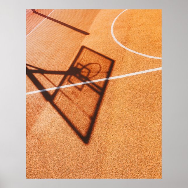 Shadow of basketball hoop poster (Vorne)