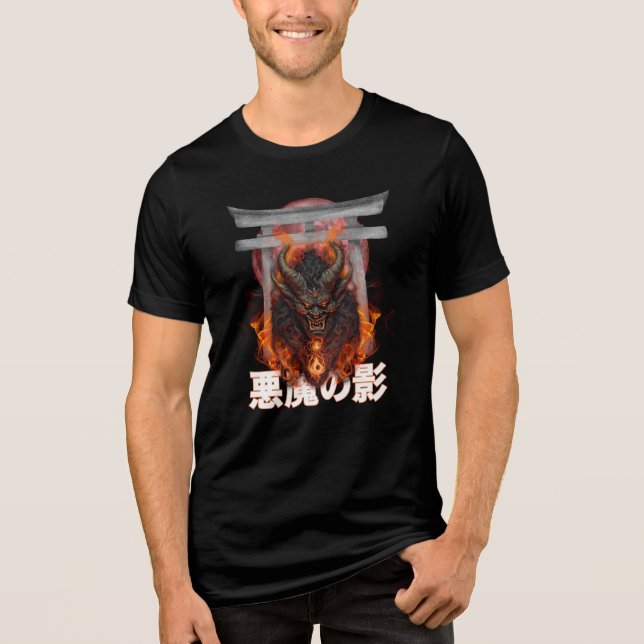 Shadow of the Akuma – Demon’s Wrath Tri-Blend Shirt (Vorderseite)