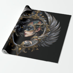 Shadow Queen – Panther Spirit Emblem. Geschenkpapier