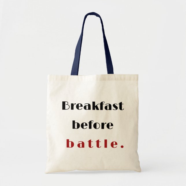 Shadow Queen - Tote Bag - Frühstück vor Schlacht Tragetasche (Vorne)
