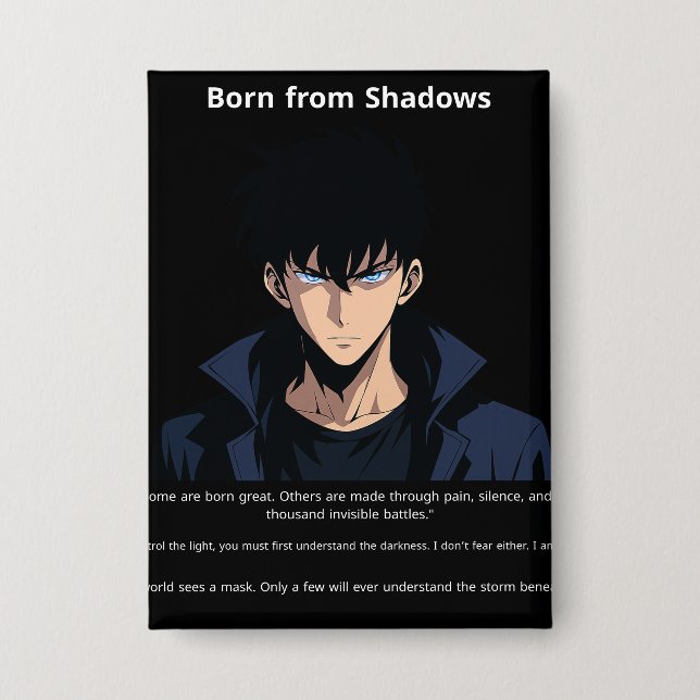 "Shadow Reborn" "The Silent Force" Button (Vorderseite)