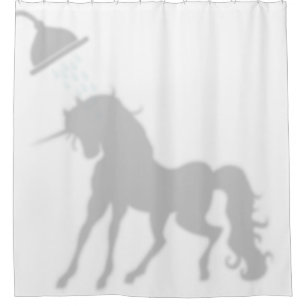 Shadow Silhouette Unicorn Shadow Buddies in Dusche Duschvorhang