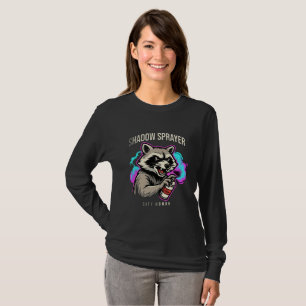 Shadow Sprayer Waschbär Langarmshirt T-Shirt