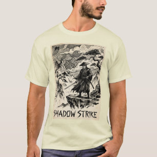 Shadow Strike Samurai-Tinte-Kunst-T-Shirt T-Shirt