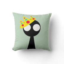 Shadow World - Roi "Bonjour là" - coussin