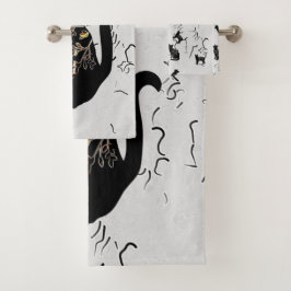 Shadowing Moon Badhandtuch Set