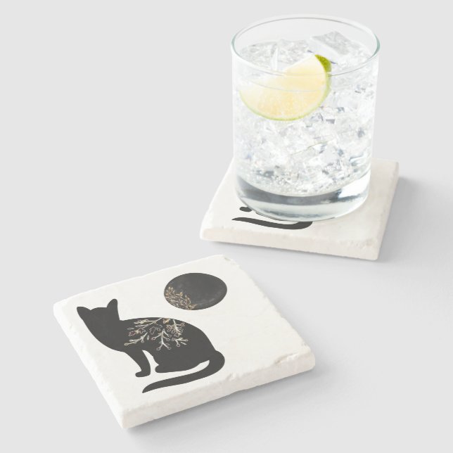 Shadowing Moon Steinuntersetzer (Seitenansicht)