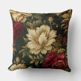 Shadows Christmas Ballet Botanical Kissen